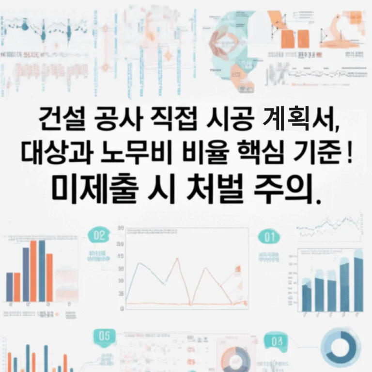 직접 시공 계획서