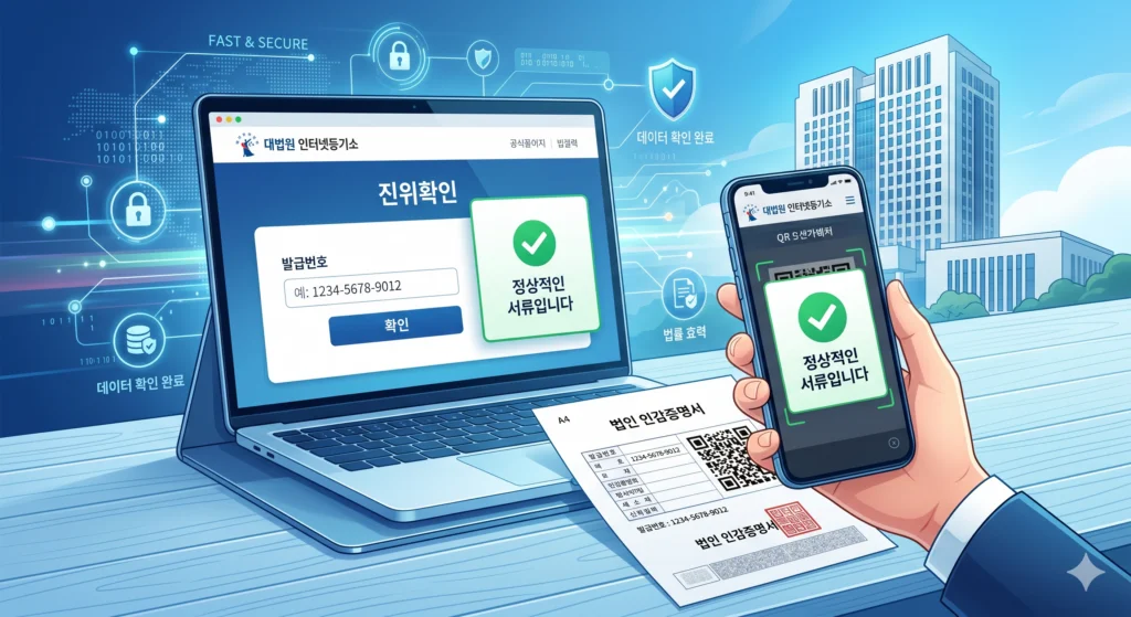 법인 인감증명서 인터넷 발급