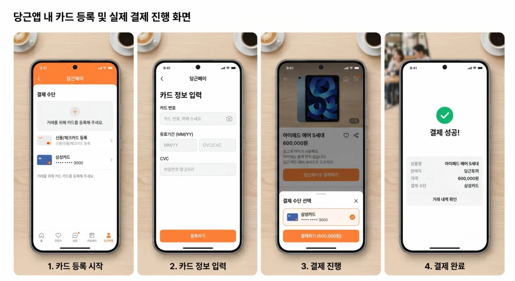 중고거래도 안전하게! 당근카드결재 방법 및 할부·한도 총정리 (수수료, 정산, 입금 안내) 4 당근카드결재