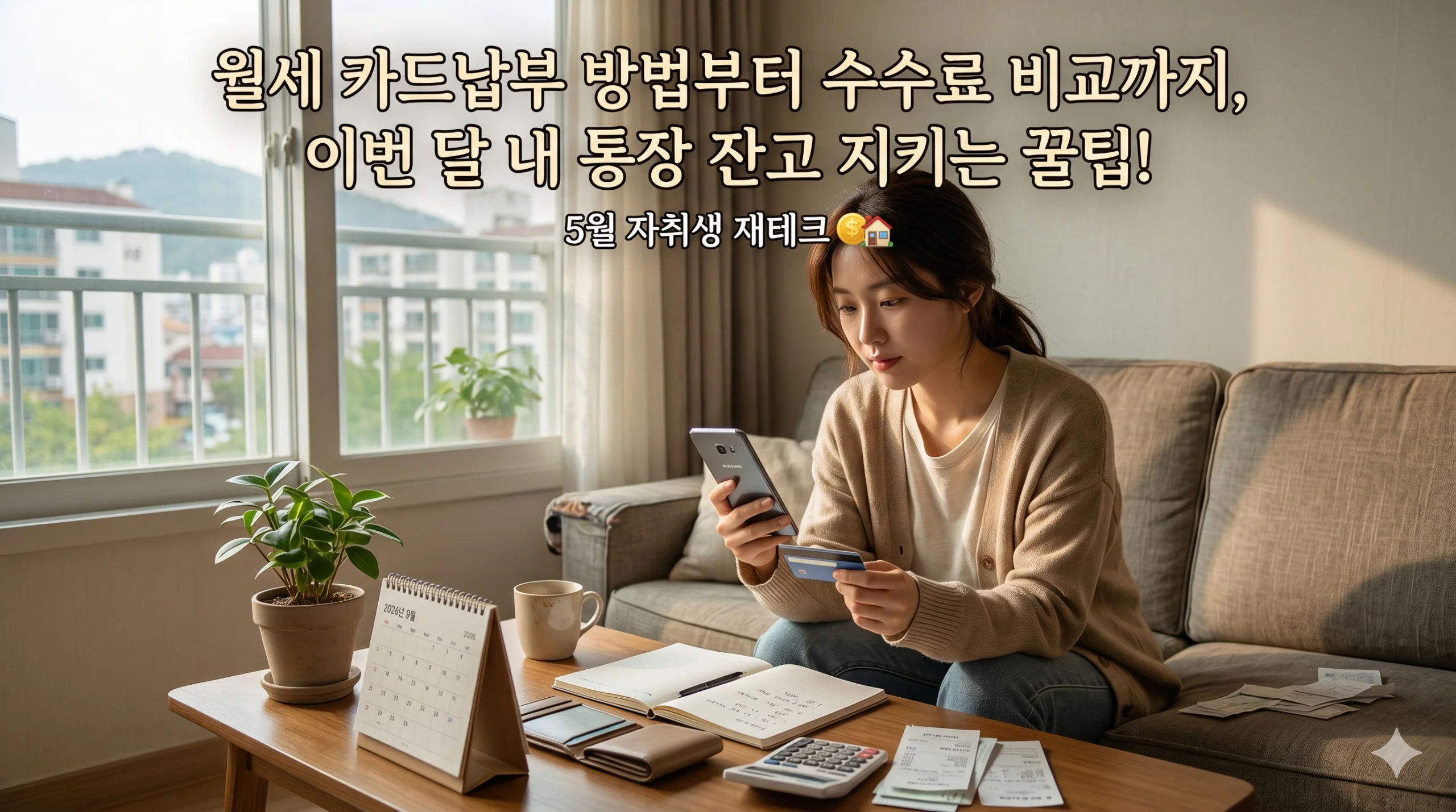 월세 카드납부 방법