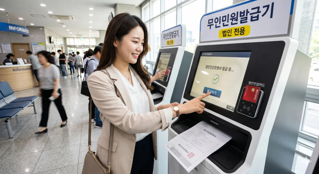 법인 인감증명서 인터넷 발급