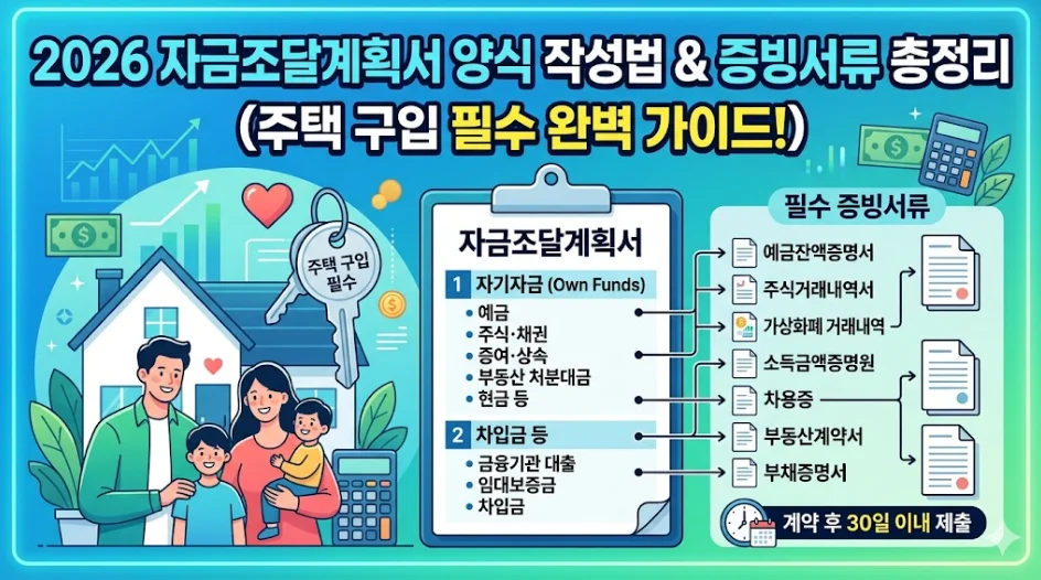 자금조달계획서 양식