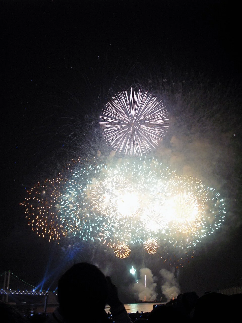 부산불꽃축제 불꽃 클로즈업