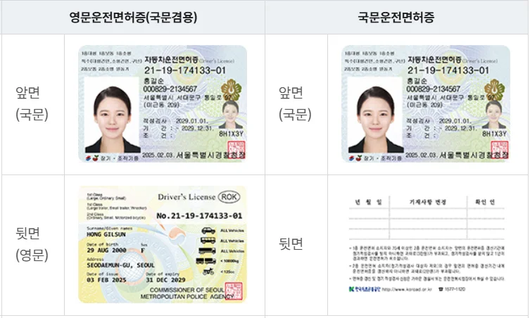 운전면허증 분실신고