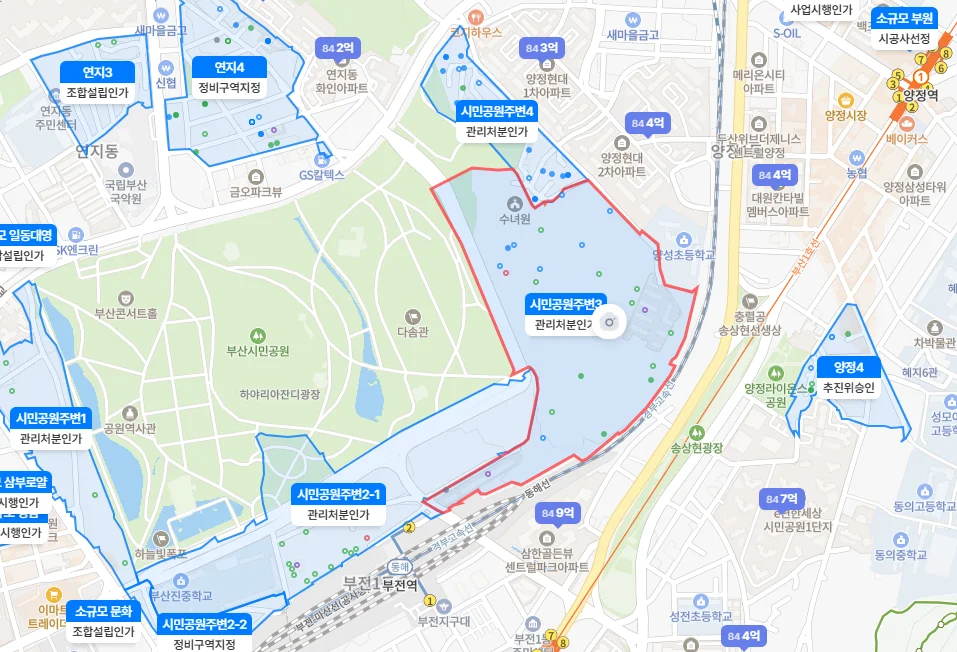 부산 시민공원 촉진3구역 재개발 (아크로 라로체) 2026년 7월 진행상황 및 분양가 전망 2 image 42