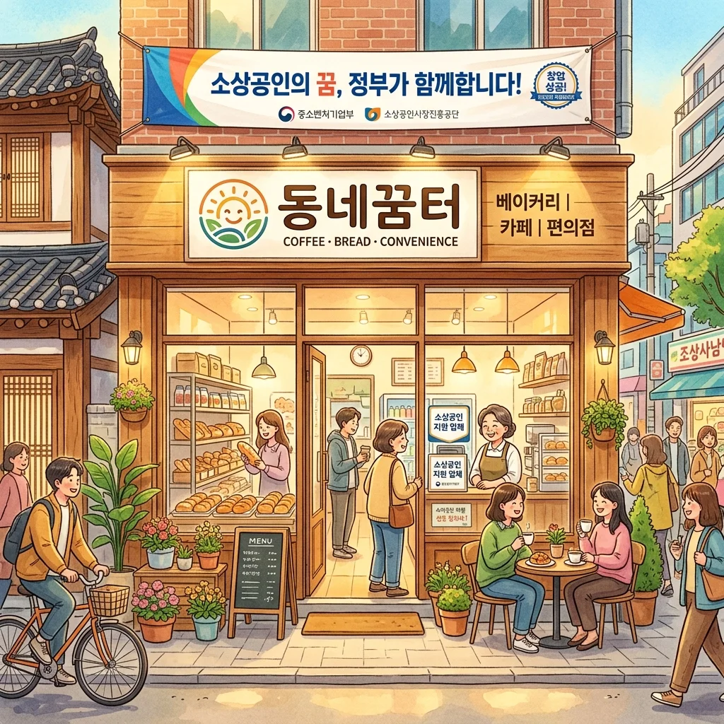 2026년 소상공인 정책자금 신청 방법 총정리 (대상·한도·금리·서류) 3 소상공인 골목상권 가게 거리 모습