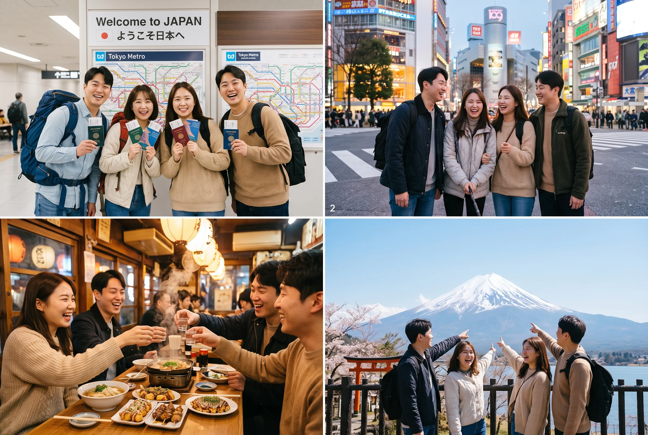 일본 여행 풍경 도쿄 오사카
