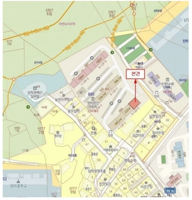부산 수영구 망미한신아파트 경매(2021타경104585) : 재건축 앞둔 대형평수, 최저가 64% 7 망미한신아파트 경매